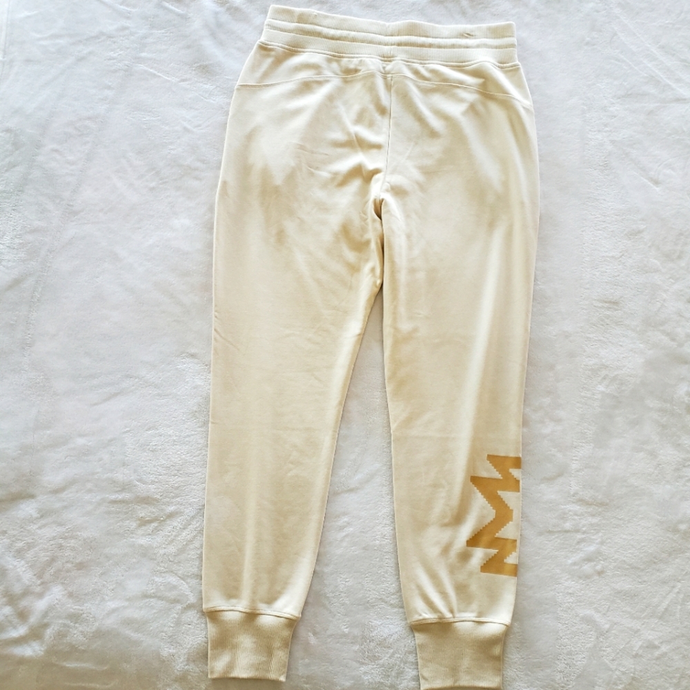 LAUREN RALPH LAUREN Classic French Terry Cream Jogger Pant--L - Picture 11 of 16